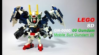 MOC  SD LEGO 00 Raiser GN0000  Mobile Suit Gundam 00 [upl. by Ahsaele]