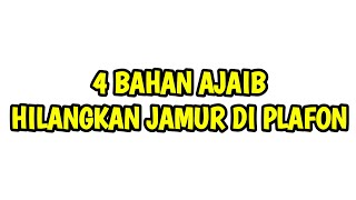 4 BAHAN AJAIB HILANGKAN JAMUR DI PLAFON [upl. by Jacenta]