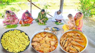 আজ বাঁধাকপি এমনভাবে রান্না করলাম সবাই বলে এই প্রথম খেলাম সাথে তোপসে মাছ আর ফেসা মাছ রান্না [upl. by Akienat]