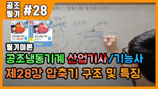 공조냉동기계산업기사 필기 공조냉동기계기능사 필기 이론제28강 압축기 구조 및 특징120p124p [upl. by Biggs]