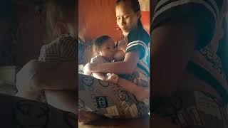 breastfeeding time sa Akong baby [upl. by Mic]