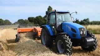 Balen persen met Gallignani 6000 met Landini Vision 95 [upl. by Naerad]