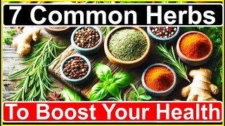 7 Herbs to Boost Your Immunity  Ginger Rosemary and More [upl. by Thistle838]