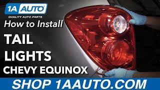 How to Replace Tail Lights 201015 Chevy Equinox [upl. by Esirrehc]