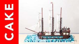 3D cake  Lego 10210 Imperial Flagship  11 scale [upl. by Safire797]