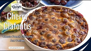 Cherry Clafoutis  Simple French Dessert [upl. by Aramo]