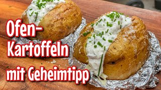 Ofenkartoffeln mit Kräuterquark und genialer Zutat  Westmünsterland BBQ [upl. by Tomasine124]