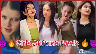 Girls Attitude Reel Video 🔥👿ll new latest instagram reels ll Attitude shayri amp dialogues 🔥👿attitude [upl. by Dragelin292]