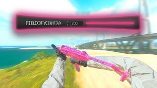 200 FOV In Warzone 30 👑 [upl. by Uriiah268]