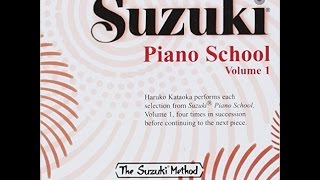 Suzuki Piano School Book 1  Lightly Row Folk Song [upl. by Leonore747]