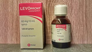 LEVOpront 2690 zł 670 USD SYROP LEVODROPROPIZINUM 120 ml DOMPE 60mg10ml MADE IN ITALY doz [upl. by Notirb]