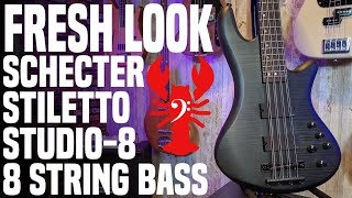 Schecter Stiletto Studio 8  Checking out the Octaving Octapus  LowEndLobster Fresh Look [upl. by Akeemahs]