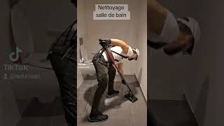 Nettoyage salle de bain cleaning fypシ゚viral satisfying bathroom officecleaningservices fypage [upl. by Une680]