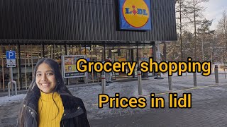 grocery cost in Vilnius Lithuania [upl. by Yssep]