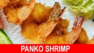 Panko shrimp recipe How to make the crunchiest shrimp [upl. by Allbee]