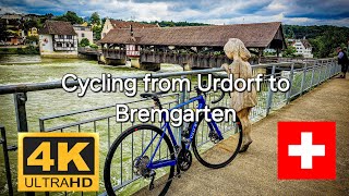 Cycling route from Urdorf to Bremgarten Cycling in Switzerland [upl. by Ambrosio]