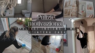 PULIZIE MOTIVAZIONALI  Pulisci lintera casa insieme a me❤️ [upl. by Tomchay63]