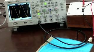 Experimental Setup for RC phaseshift oscillator and How it works [upl. by Petes]