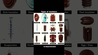 Types of Insulators insulators porcelininsulators electrical electricengginsulator powersystem [upl. by Towill]