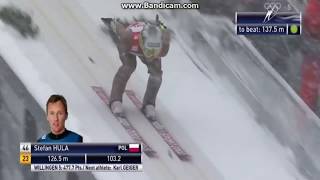 Stefan Hula 145 m Willingen 04022018 2 seria [upl. by Ycram]