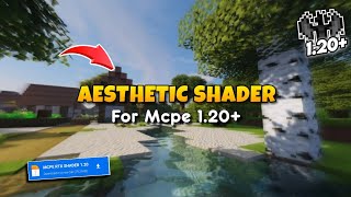 Best Aesthetic Shaders Minecraft PE 120  Render Dragon Mcpe Shaders 12072 [upl. by Aneek210]