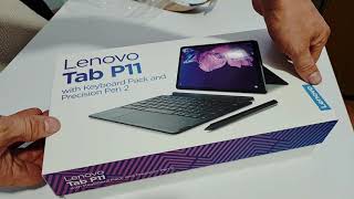 Lenovo Tab P11 With Keyboard Pack and Precision Pen 2 UNBOXING [upl. by Alitta]