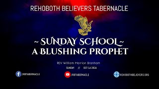 RBT II Sunday School A Blushing Prophet  10132024 [upl. by Adla]