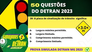 Questões da prova teorica detran 2023 prova do detran 2023 mgsimuladosdetran2023 detranmg2023 [upl. by Jacques]