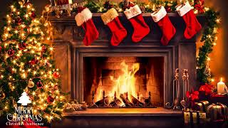 The Best Old Christmas Songs with Fireplace 🎅🏼 2 Hours Best Classic Christmas Hits Original [upl. by Warfourd135]