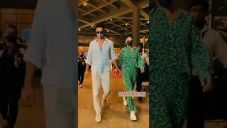 Airport look 🔥 Katrina Kaif Vicky Kaushal vickat katrinakaif vickykaushal ytshorts [upl. by Lanita]