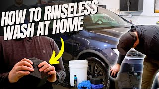 How To Wash Your Car In Your Garage With Rinseless Washing GlanzenDetailing [upl. by Olshausen]