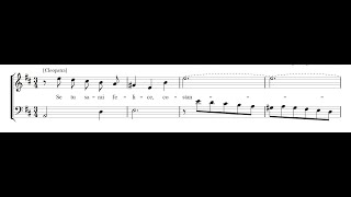 GIOVANNI LEGRENZI Se tu sarai felice PDF SCORE [upl. by Alyos]