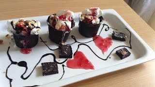 Chocolate ice cream Cups Recipe By Chef Shaheen [upl. by Meehyr412]