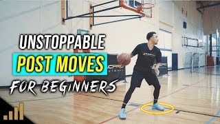 How to 3 Unstoppable Post Moves For Beginners DOMINATE THE PAINT [upl. by Sidonie]