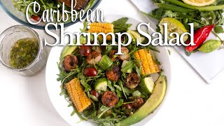 Quick Caribbean Shrimp Salad amp Dressing⎮Tasteeful Recipes [upl. by Aela]