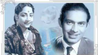 Geeta Dutt Talat Mehmood  Mohabbat ki duniya mein  Lakeerein 1954 [upl. by Llenwahs453]