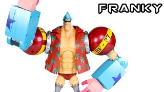 Chogokin FRANKY One Piece Action Figure Review [upl. by Keefe]