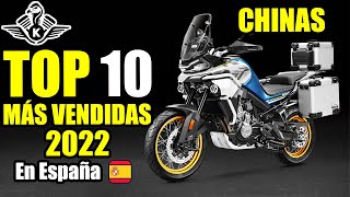 TOP 10 MOTOS Chinas MÁS VENDIDAS de España 2023 [upl. by Llenrad]