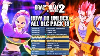 FREE DLC 18 How To Unlock EVERYTHING New amp Hidden  Xenoverse 2 ALL CAC Skills Costumes amp Auras [upl. by Sessler616]