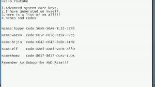 Advance system care pro keygen [upl. by Ahsaeyt]