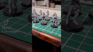 Star Wars Legion  Phase I Clone Troopers from the Core Set [upl. by Suilienroc61]