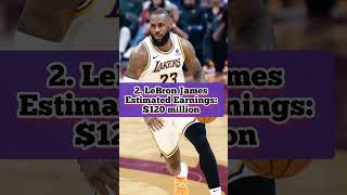 richest athletes  lionel messi  top 5 highest paid athletes  lebron james [upl. by Eelesor]