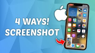 4 WAYS TO SCREENSHOT ON IPHONE [upl. by Wahlstrom]