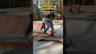 Crooked grind bank to ledge😤1 year skateboarding progressionviralvideo skateboarding skateboard [upl. by Twedy935]