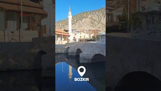 Tarihi Kemer Köprüleriyle güzel Bozkır 🌉Bozkır Merkezde yer alan tarihi Kemer köprümüz [upl. by Helaina]