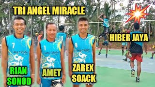 SMASH BAWAH NET  BEGINILAH KALAU 3 SEKAWAN SATU TIM  ZAREX RIAN SONOD AMET SETTER [upl. by Lubin]