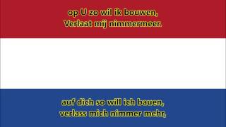 Nationalhymne der Niederlande  Anthem of Netherlands NLDE Text [upl. by Ggerg]