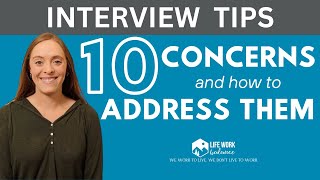 10 Common Concerns from Interviewers and How to Address Them [upl. by Dehnel]