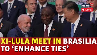 Xi Jinping And Lula Meet In Brasilia To Enhance Ties  G20 Summit  APEC Summit  N18G  Live [upl. by Ydnirb]