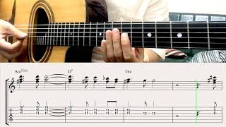 Besame Mucho Theme  Gypsy Jazz Guitar Tabs [upl. by Jews430]